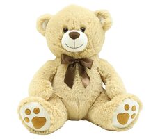 Mac Toys STEPPOS Plyšový medvídek světle hnědá 40 cm / od 3 let