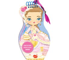 Presco Group Ella&Max Oblékáme panenky PRINCEZNA EMMA – Omalovánky / Jazyková verze: CZ / od 4 let