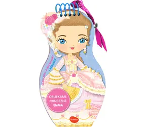 Presco Group Ella&Max Obliekame  bábiky PRINCEZNÁ EMMA – Maľovanky / Jazyková verze: SK / od 4 let