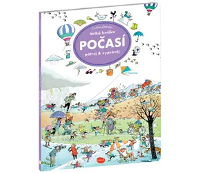 Presco Group Ella&Max Velká knížka POČASÍ – Pátrej & vyprávěj / Jazyková verze: CZ / od 3 let