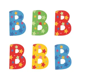 Bigjigs Toys Hvězdičkové písmenko B / od 3 let