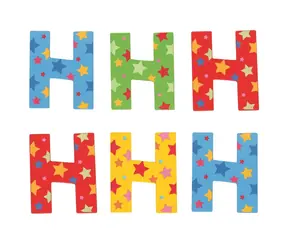 Bigjigs Toys Hvězdičkové písmenko H / od 3 let