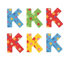 Bigjigs Toys Hvězdičkové písmenko K / od 3 let