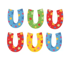 Bigjigs Toys Hvězdičkové písmenko U / od 3 let