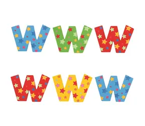 Bigjigs Toys Hvězdičkové písmenko W / od 3 let