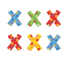 Bigjigs Toys Hvězdičkové písmenko X / od 3 let
