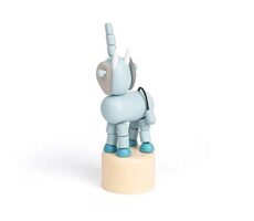 Bigjigs Toys Dřevěná mačkací zvířátka Safari Slon / od 3 let 