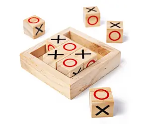 Bigjigs Toys Dřevěné piškvorky kostky / od 3 let 