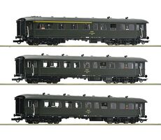 Roco 6200058 Sada 3 ks osobních vagónů PKP IV / měřítko H0 (1:87) / délka 723 mm / od 15 let