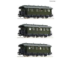 Roco 6200059 Sada 3 ks osobních vagónů PKP III / měřítko H0 (1:87) / délka 427 mm / od 15 let