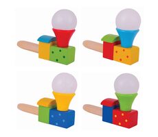 Bigjigs Toys Foukání lokomotiva s balónkem 1 ks / od 3 let 