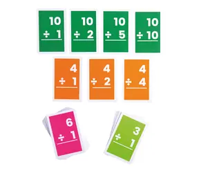 Bigjigs Toys Kartičky dělení 1-10 / od 3 let