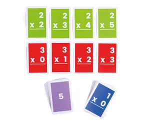 Bigjigs Toys Kartičky násobení 1-6 / od 3 let