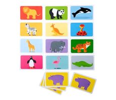 Bigjigs Toys Snap! Divoká zvířátka pexeso / od 3 let