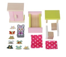 CUBIKA 12640 Pokoj - dřevěný nábytek pro panenky / od 3 let