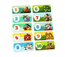 Puzzlika 13005 Přátelé - naučné puzzle / 20 dílků / od 3 let