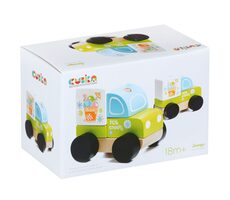 CUBIKA 13173 Zmrzlinový vůz - dřevěná skládačka / 5 dílů / od 18 měsíců