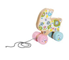 CUBIKA 13333 Tahací králík dřevěný / od 18 měsíců