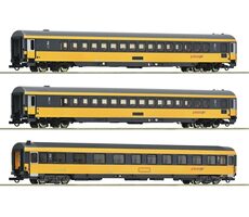 Roco 6200082 Sada 3 ks osobních vagónů RegioJet VI / měřítko H0 (1:87) / délka 929 mm / od 15 let