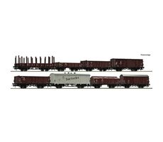 Roco 67127 Sada 8 ks Nákladní vagóny DR III / Měřítko:H0 (1:87) / Délka: 882 mm / 15 let 
