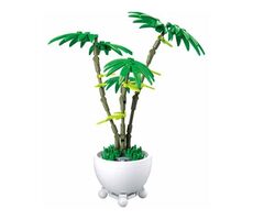 Sluban Flowers M38-B1075F Tropická rostlina v květináči / LEGO - kompatibilní / od 10 let