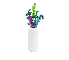 Sluban Flowers M38-B1101-18 Ostrožka ve váze / LEGO - kompatibilní / Počet dílků: 222 / od 10 let