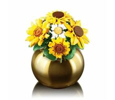 Sluban Flowers M38-P8062 Kytice slunečnic a kopretin ve váze / LEGO - kompatibilní / Počet dílků: 288 / od 10 let