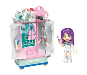 Qman UNA Series 34011-2 Šatní skříň sada doktorky/ Stavebnice / 81 dílků / od 6 let 