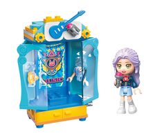 Qman UNA Series 34011-6 Šatní skříň zpěvačky / Stavebnice / 82 dílků / od 6 let 