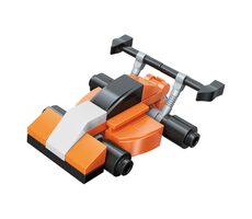 Qman Trans Collector 3v1 2106-8 Formule / Stavebnice / 32 dílků / od 6 let 