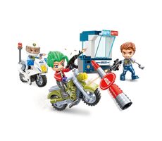 Qman MineCity W1932-1 Chytání zločince / Stavebnice / Počet figurek|dílků: 3|98 / od 6 let