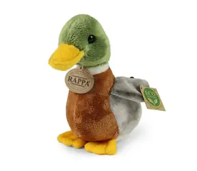 RAPPA Plyšová kachna divoká 22 cm / ECO-FRIENDLY / od 0 měsíců 