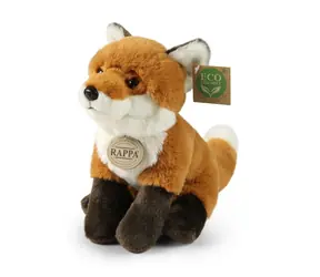 RAPPA Plyšová liška sedící (Soft Collection) 23 cm / ECO-FRIENDLY / od 0 měsíců 