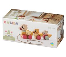 CUBIKA Pastel 15979 Tahací kačenky dřevěné / od 18 měsíců