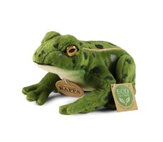 RAPPA Plyšová žába 19 cm / ECO-FRIENDLY / od 0 měsíců 