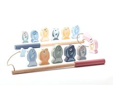 CUBIKA Pastel 16037 13739 Rybolov - dřevěná hra / 14 dílů / od 2 let