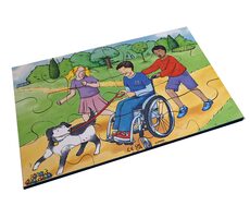 Just Jigsaws 490 Inkluze - dřevěný puzzle set / 72 dílů / od 3 let