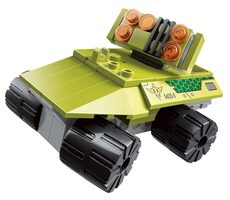 Qman Thunder Expedition Battle Car 1415-1 Radarové auto Sky-eye / Stavebnice / 81 dílků / od 6 let 