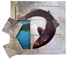 Just Jigsaws 643 Losos a jeho životní cyklus - dřevěné vrstvené puzzle / 19 dílů / od 3 let