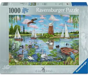 Ravensburger 120017165 Tajemství života v Anglii 1000 dílků / věk od: 14 let / verze: mezinárodní