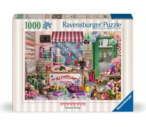 Ravensburger 120017271 Květinový obchůdek 1000 dílků / věk od: 14 let / verze: mezinárodní