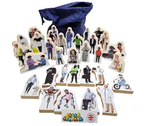 Just Jigsaws 831 Lidé kolem nás - dřevěné postavy 33 dílů