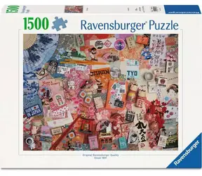 Ravensburger 120017035 Dobrodružství v Tokiu 1500 dílků / věk od: 14 let / verze: mezinárodní