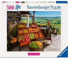 Ravensburger 120018148 Tržiště, Řecko 500 dílků / věk od: 12 let / verze: mezinárodní