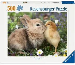 Ravensburger 120019008 Králíček a kuřátko 500 dílků / věk od: 12 let / verze: mezinárodní