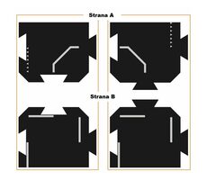 TODDLEROAD 2034 - KŘIŽOVATKY - flexibilní silnice - 2 silikonové puzzle díly / od 12 měsíců