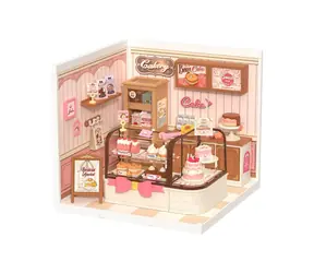 RoboTime 3D dřevěná skládačka miniatura domečku Cukrárna Tasty
