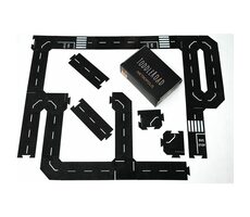 TODDLEROAD 2065 SADA METROPOLE - flexibilní silnice - 26 silikonových puzzle dílů / od 12 měsíců