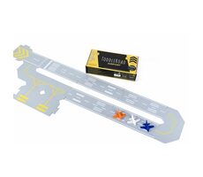 TODDLEROAD 2102 SADA LETIŠTĚ - flexibilní silnice - 14 silikonových puzzle dílů a 3 ergonomická letadla / od 12 měsíců