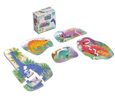 KukiKuk 80006 Véééliké puzzle Dinosauři / od 2 let